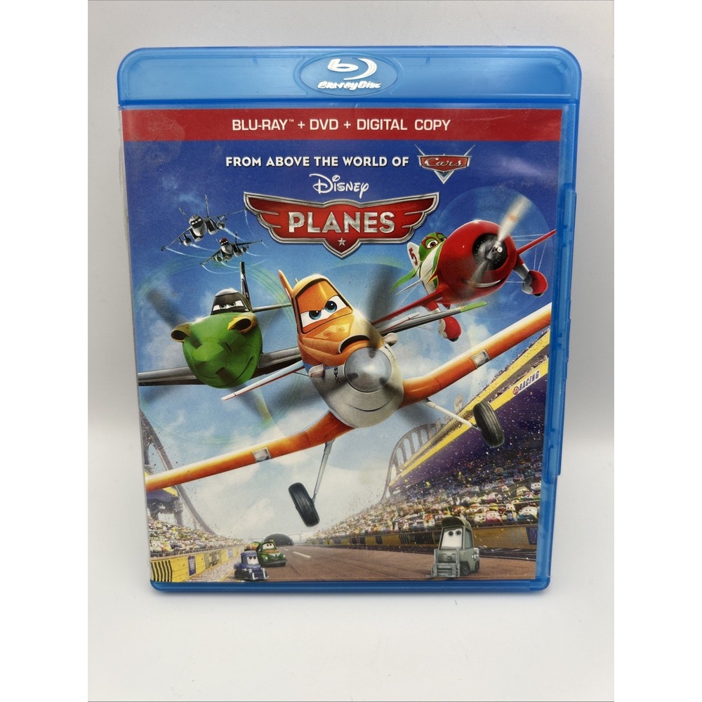 Planes DVD Disney Cartoon Crop Duster Dusty Air Race Funny Courage Bravery 2013